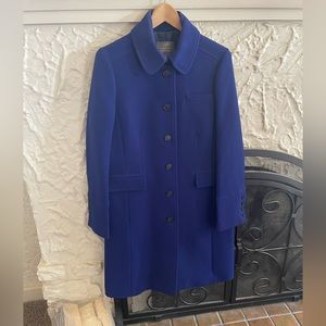 J crew knee length top coat